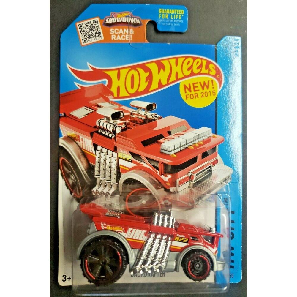 2015 Hot Wheels Backdrafter‎ #5 Red HW Ciy HW15